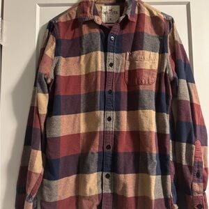 Hollister Plaid Flannel Shirt